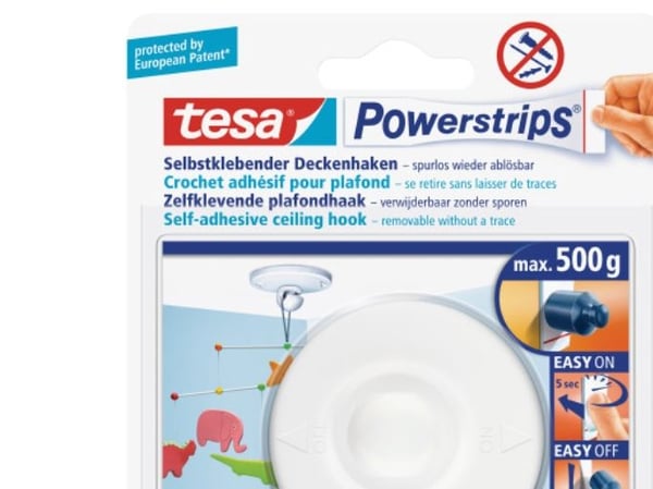 TESA 58029-00020, Hvit, 1 stykker