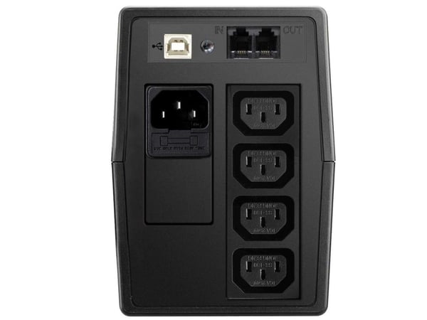 ALLNET ALL90600T, Linje-Interactive, 0,6 kVA, 360 W, 162 V, 290 V, 50/60 Hz