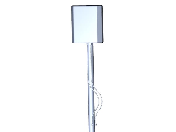 ALLNET ALL19103, 5 dBi, 0,698-0,96/1,71-2,7 GHz, MIMO-suunta-antenni, SMA, Hanstik, kaksoispolarisaatio