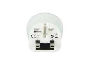 Skross 1.500225-E, Typ D (UK), Universal, Vit, 58 mm, 58 mm, 56 mm
