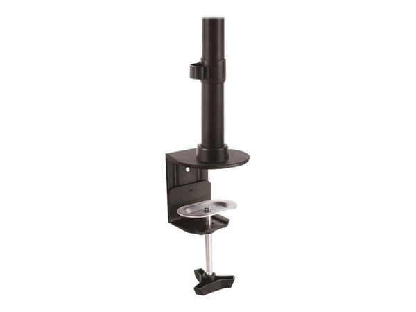 Startech Vertical Desk Mount Dual Monitor Arm - For Monitors 13" to 27" - Adjustable - Desk Clamp / Grommet-Hole Mount - Dual VESA Monitors - Black...
