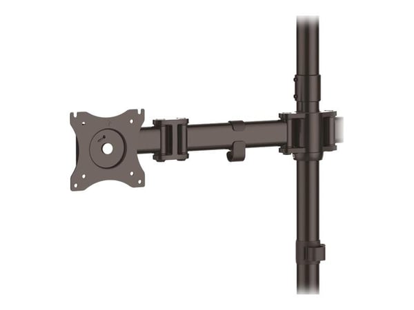 StarTech.com Quad Monitor Stand - nivellettävä - tukee näyttöjä 13" - 27" - säädettävä VESA neljän näytön jalusta 4 näytön kokoonpanoon - teräs - m...