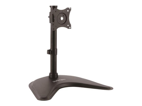 Startech Vertical Dual Monitor Stand - Supports Monitors 13" to 27" - Adjustable - Computer Monitor Stand for Double Stacked VESA Monitors - Black ...