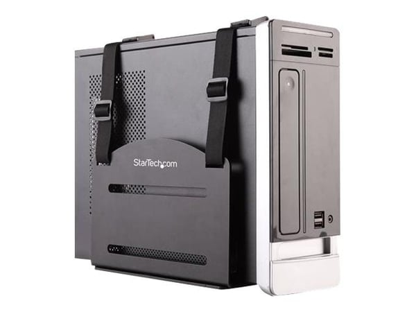 StarTech.com Veggmontert CPU-holder - Justerbar bredde 4,8 tommer til 8,3 tommer - Metall - Computer Tower Mounting Bracket for stasjonær PC (CPUWA...