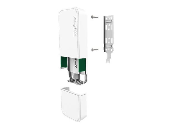 Mikrotik RBwAPR-2nD&R11e-LTE, Matkapuhelinverkon modeemi/reititin, Valkoinen, Seinäkiinnitys, Nopea Ethernet, 10,100 Mbit/s, 802.11b, 802.11g, Wi-F...