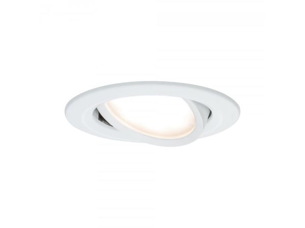 Paulmann 934.84, Innsunket spotlight, 1 ampuller, LED, 2700 K, 460 lm, Hvit Paulmann 934.84, Innsunket spotlight, 1 ampuller, LED, 2700 K, 460 lm, Hvit