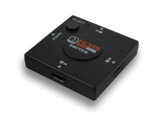 SAVIO CL-26 - Video-/ljudomkopplare - 3 x HDMI - skrivbordsmodell