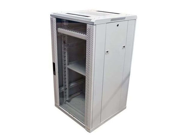 ALLNET ALL-SNB61242BDGrau, 42U, 500 kg, Justerbare bein, Forbedret kabelføring, 135,5 kg, Grå