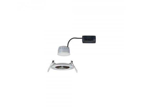 Paulmann 934.93, Innsunket spotlight, 1 ampuller, LED, 2700 K, 460 lm, Aluminium