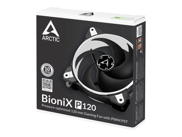 ARCTIC BioniX P120 - Kabinettvifte - 120 mm - hvit