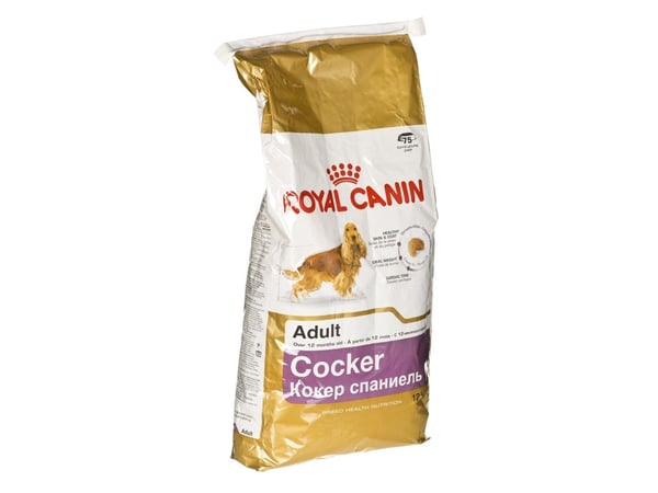 Royal Canin Cocker Adult, Voksen, Cocker spaniel, Medium (11 - 25 kg), Mais, Fjærfe, Ris, 12 kg