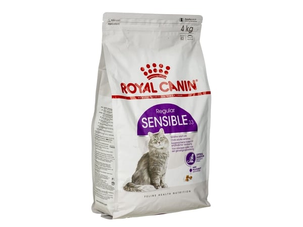 Royal Canin Sensible 33, Voksen, Alle hunderaser, Fjærfe, Ris, 4 kg, Antioksidanter medfølger