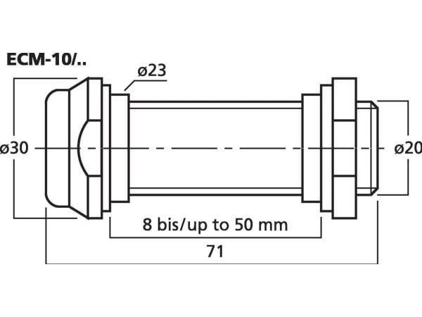 Monacor ECM-10/SW, 110 dB, 30 - 17000 Hz, 300 O, Retningsuavhengig, Koblet med ledninger (ikke trådløs), XLR-3