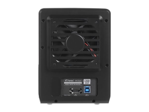 Fantec QB-35US3-6G 4-brønners harddiskkabinett, 3.5", USB 3.0/eSATA, svart