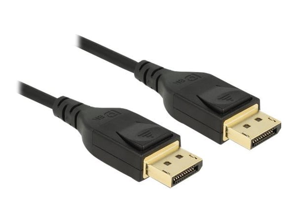 DeLOCK 85660, 2 m, DisplayPort, DisplayPort, Uros, Uros, 7680 x 4320 pikseliä