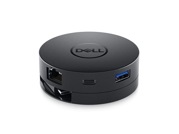 DELL DA300, Kabel, USB 3.0 (3.1 Gen 1) Type-C, USB Type-A, 10,100,1000 Mbit/s, Svart, Dell
