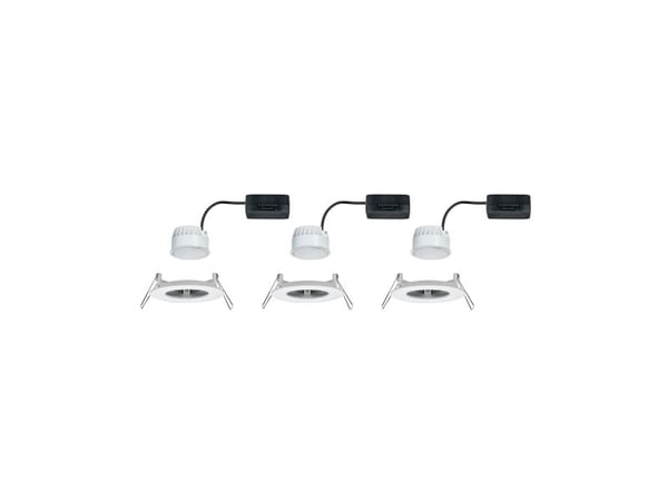Paulmann 934.60, 3 ampuller, LED, 19,5 W, 460 lm, Hvit
