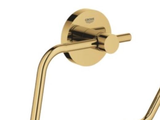 Grohe Essentials Toalettrullholder - polert messing