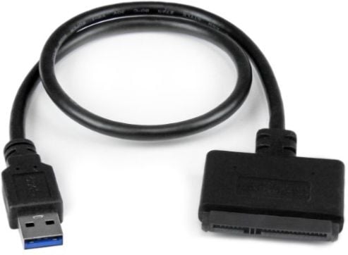 MicroConnect - Lagringskontroller - 2,5" - SATA 6Gb/s - USB 3.0 - svart