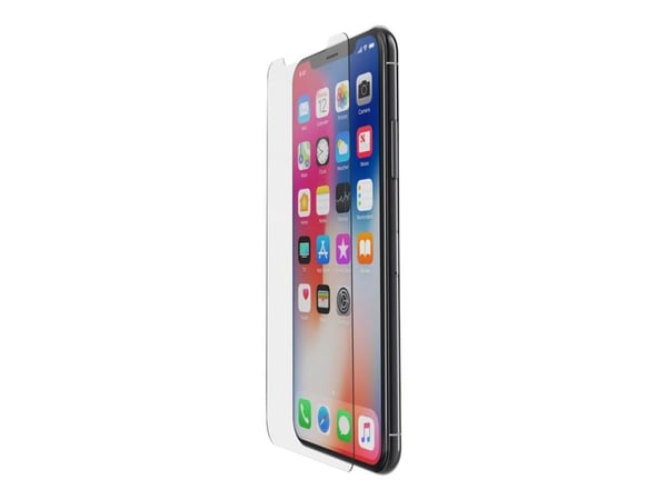 Belkin ScreenForce InvisiGlass Ultra - Skjermbeskyttelse for mobiltelefon - 5.8" - for Apple iPhone X, XS