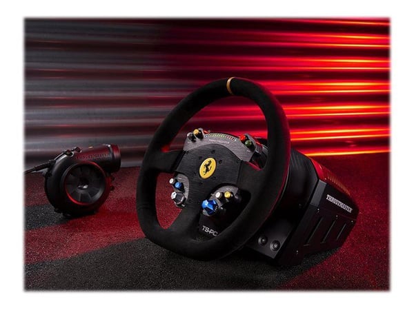 Thrustmaster TS-PC Racer Ferrari 488 Challenge Edition, Ohjauspyörä, PC, D-pad, Valikkopainike, Käyttötilapainike, Käynnistyspainike, Analoginen/Di...
