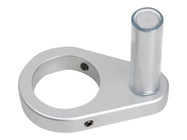Ergotron LX One-Stop Rotational Control Kit - Monteringskomponent (tang, spindel, krage, stoppstang) - anodisert sølv - stangmontering