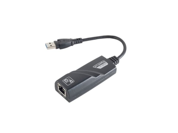 S/CONN 13-50019, Koblet med ledninger (ikke trådløs), USB, Ethernet, Sort