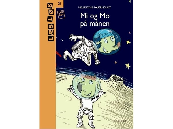 Mi och Mo på månen | Helle Dyhr Fauerholdt | Språk: Danska