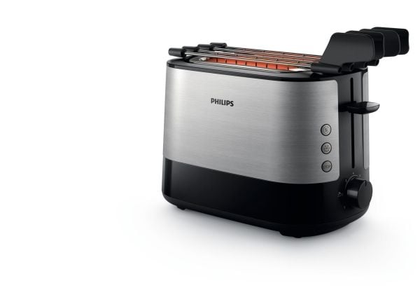 Philips Viva Collection HD2639 - Brødrister - 2 skive - 2 Spor - hvit