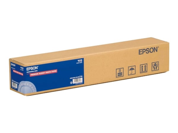 Epson Premium Glossy Photo Paper - Blank - harpiksbelagt - Rull (61 cm x 30,5 m) - 165 g/m² - 1 rull(er) fotopapir - for SureColor SC-P10000, P2000...