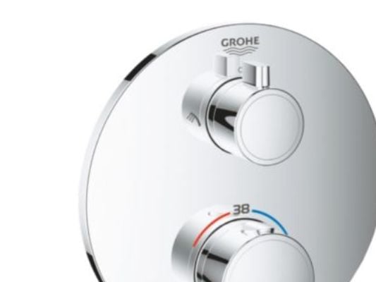 GROHE Grohtherm forplade til smartbox rund hoved og håndbrus