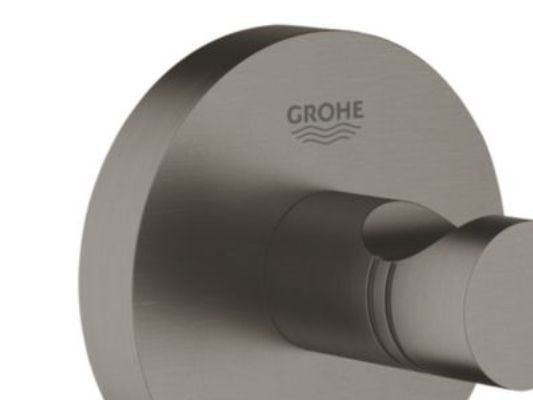 Grohe Essentials håndklædekrog i metal - Børstet Hard Graphite