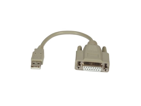 M-CAB - Joystickadapter - USB (hann) til 15 pin D-Sub (DB-15) (hunn) - 20 cm