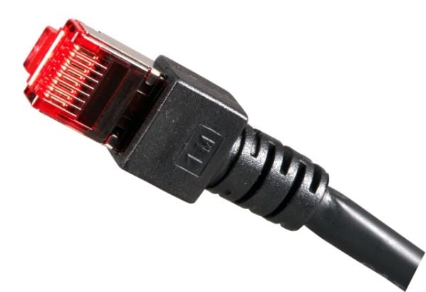 EFB Elektronik K5515.0,15, 0,15 m, Cat6, S/FTP (S-STP), RJ-45, RJ-45, Sort