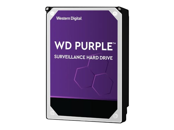 WD Purple WD60PURX - Harddisk - 6 TB - intern - 3.5" - SATA 6Gb/s - buffer: 64 MB