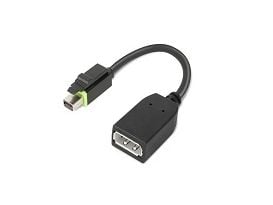 Lenovo - DisplayPort-adapter - Mini DisplayPort (hann) til DisplayPort (hunn) - for ThinkCentre M75t Gen 2; ThinkStation P320; P330; P330 Gen 2; P3...