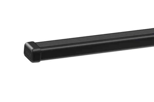 Thule SquareBar 127, lesbar, svart, plast, stål, 100 kg, 1270 mm