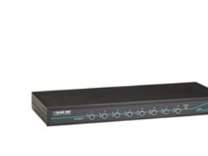 Black Box ServSwitch EC, 1920 x 1200 pikseliä, Telineasennus, 1U, Musta
