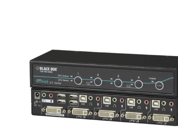 Black Box ServSwitch, 1920 x 1200 pikseliä, Musta
