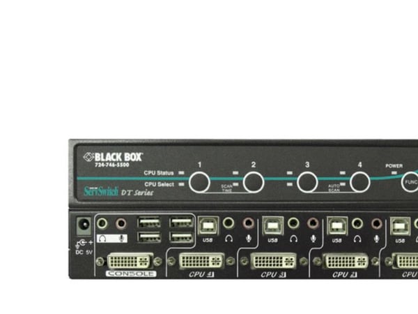 Black Box ServSwitch, 1920 x 1200 pikseliä, Musta
