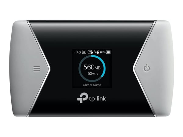 TP-Link M7650, Langattoman matkaviestinverkon laitteet, Musta, Harmaa, Kannettava, TFT, 3,66 cm (1.44"), Teho