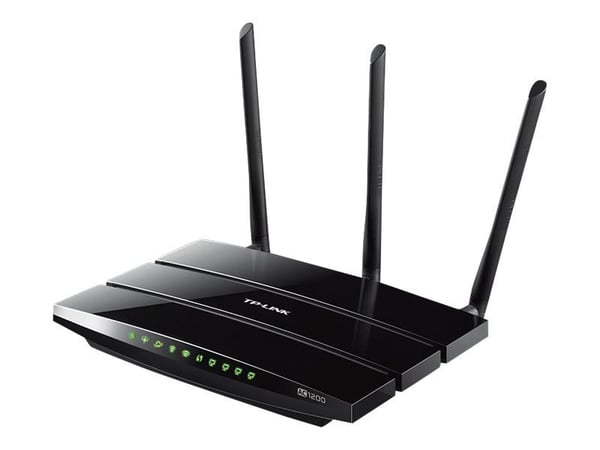 TP-Link Archer VR400 - Trådløs ruter - DSL-modem 4-portssvitsj - 1GbE - Wi-Fi 5 - Dobbeltbånd