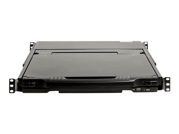 StarTech Dual Rail Rackmount KVM Console HD 1080p, Single Port DVI/VGA KVM with 17" LCD Monitor for Server Rack, Fully Featured 1U LCD KVM Drawer w...