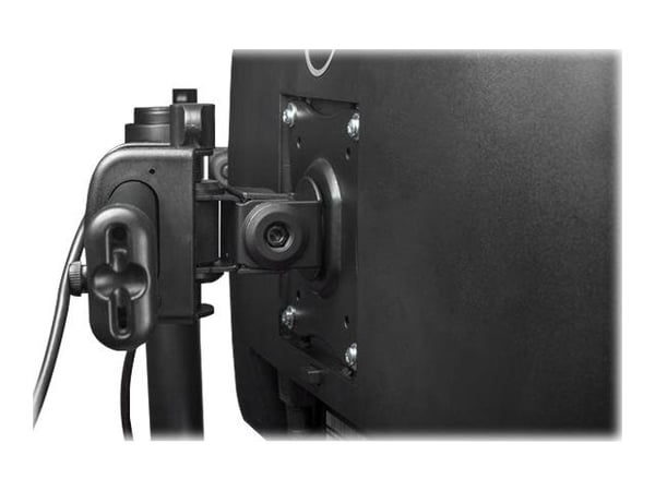 Startech Dual Monitor Mount - Supports Monitors 13" to 27" - Adjustable - Desk Clamp or Grommet-Hole Desk Mount for Dual VESA Monitors - Black (ARM...