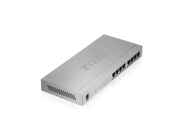 Zyxel GS1008HP - Switch - 8 x 10/100/1000 (PoE+) - veggmonterbar, stasjonær - PoE+ (60 W)