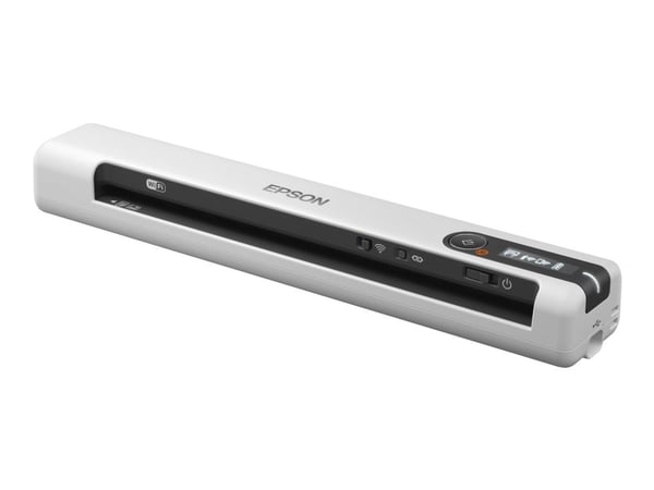Epson WorkForce DS-80W - Dokumentskanner - Contact Image Sensor (CIS) - A4 - 600 dpi x 600 dpi - inntil 15 spm (mono) / inntil 15 spm (farge) - inn...