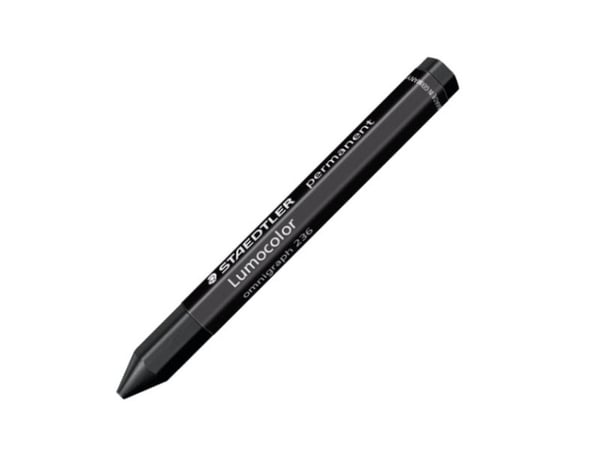 Färgkrita Staedtler Lumocolor svart - (12 st.)