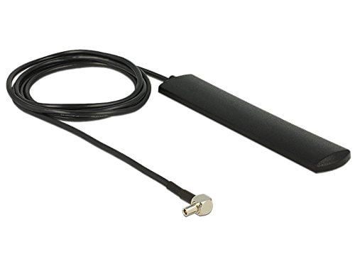 Delock LTE Band 1 - 10 / 12 - 20 / 23 / 25 - 30 / 33 - 41 / 44 - Antenne - Smart Home - 3 dBi - rundtstrålende - innendørs - svart