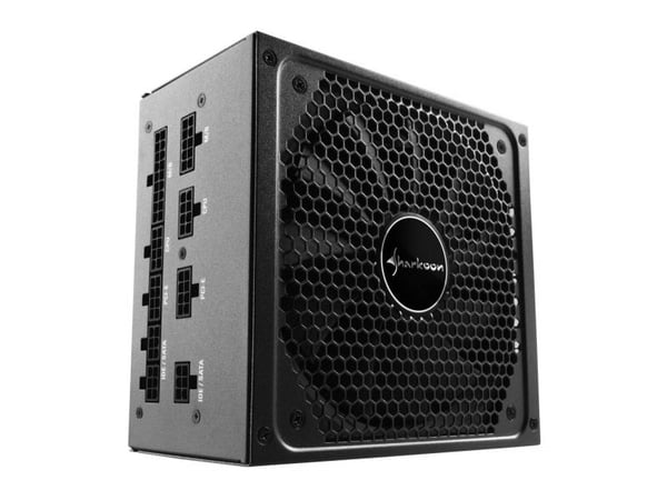 Sharkoon SilentStorm Cool Zero 650 - Strømforsyning (intern) - ATX12V 2.4 - 80 PLUS Gold - AC 110/230 V - 650 Watt - aktiv PFC - sort