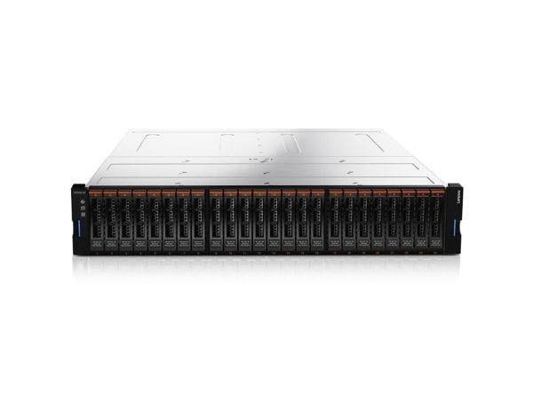 Lenovo Storage V3700 V2 SFF Control Enclosure - Harddiskarray - 24 brønner (SAS-3) - iSCSI (1 GbE) (ekstern) - kan monteres i rack - 2U - TopSeller